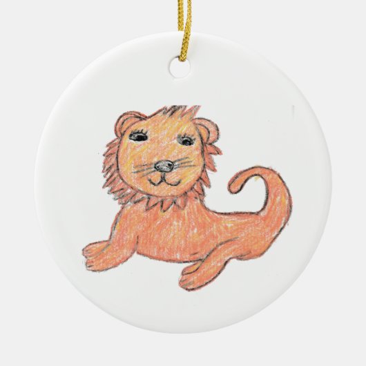 Lion Keramisch Ornament (Voorkant)