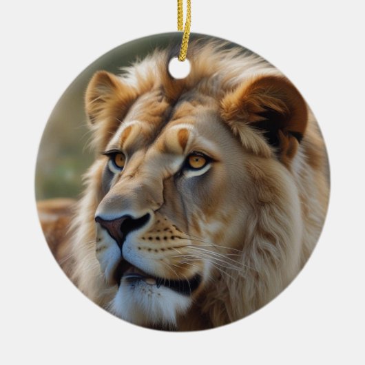 Lion Keramisch Ornament (Voorkant)
