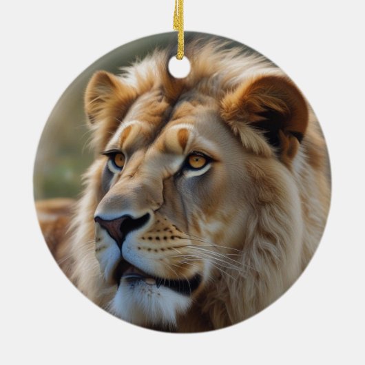 Lion Keramisch Ornament (Achterkant)