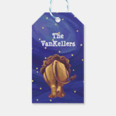 Lion kerstcadeaus cadeaulabel (Achterkant)
