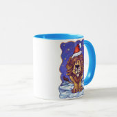 Lion Kerstmis Mok (Voorkant rechts)