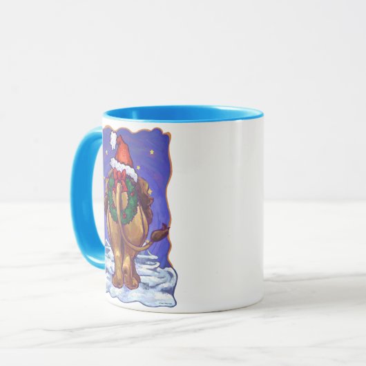 Lion Kerstmis Mok (Voorkant links)