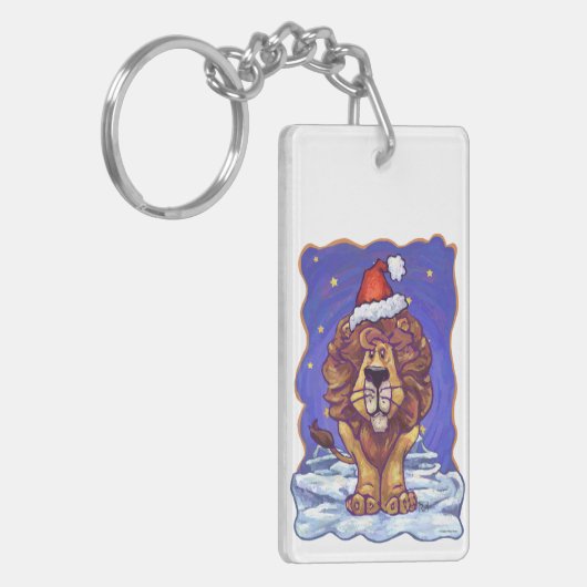 Lion Kerstmis Sleutelhanger (Voorkant Links)