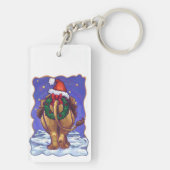 Lion Kerstmis Sleutelhanger (achterkant)