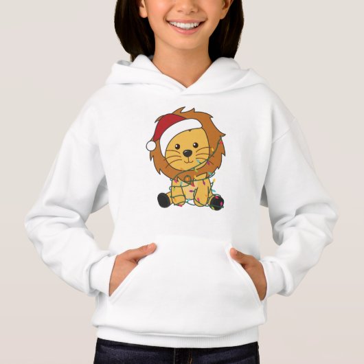 Lion Kerstmis Winterdieren Lons (Voorkant)