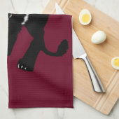 Lion keukenhanddoek Kies kleur (Quarter Fold)