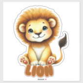 LION - KINDERKAMER STICKER (Vel)