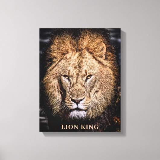 LION KING ART CANVAS AFDRUK (Voorkant)