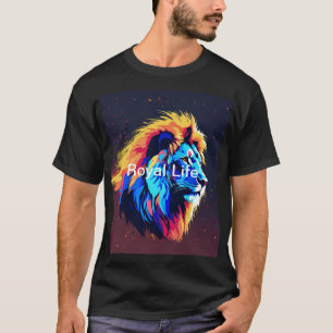 Lion King Basic T-shirt: Omarm het koninklijk leve T-shirt
