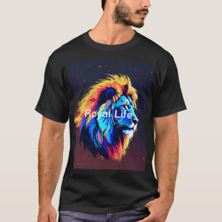Lion King Basic T-shirt: Omarm het koninklijk leve T-shirt