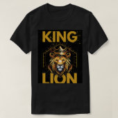 Lion King Black T-Shirt (Design voorkant)