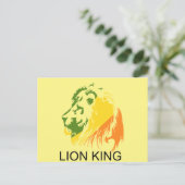 LION KING BRIEFKAART (Staand voorkant)