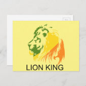 LION KING BRIEFKAART (Voorkant / Achterkant)