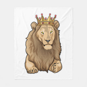 Lion King Crown Fleece Deken