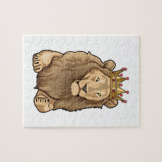 Lion King Crown Legpuzzel (Horizontaal)