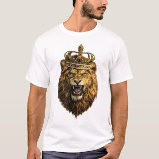 Lion King Crown T-Shirt – Majestic Royal Style