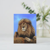 Lion King in Afrika Briefkaart (Staand voorkant)