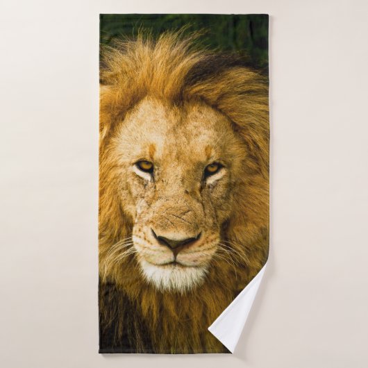 LION KING IN HET OERWOUD BADHANDDOEK (Badhanddoek)