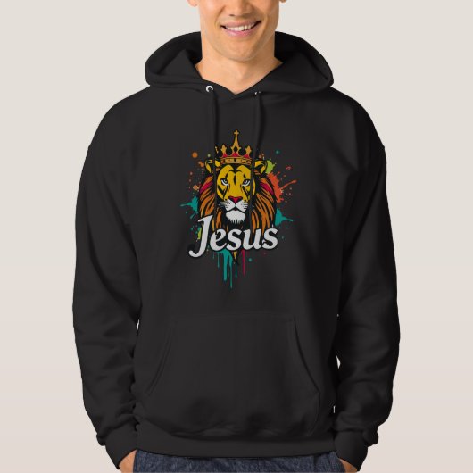 Lion King - Jezus Hoodie (Voorkant)