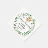 Lion King, Lion Cub baby shower paper napkins. Servet (Hoek)