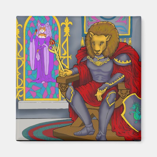 Lion King Magnet (Voorkant)