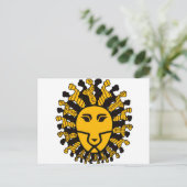 Lion King of Malawi Briefkaart (Staand voorkant)
