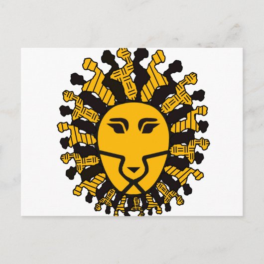 Lion King of Malawi Briefkaart (Voorkant)