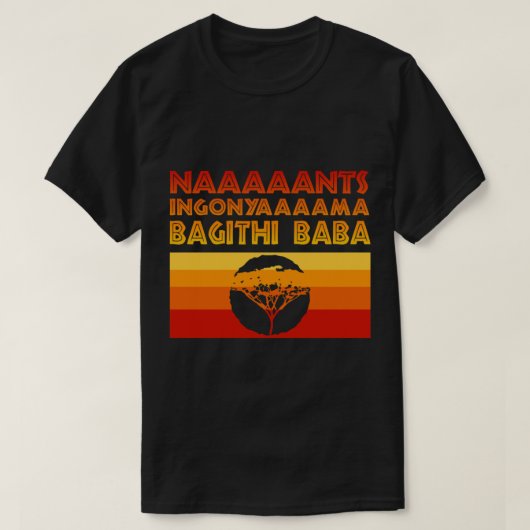 Lion King Open Chant"Nants ingonyama bagi T-shirt (Design voorkant)