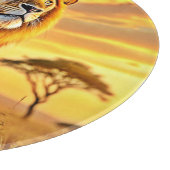 Lion King Savanna Sunset Design Snijplank (Hoek)
