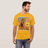 Lion King Savanna Sunset Design T-shirt (Voorkant volledig)