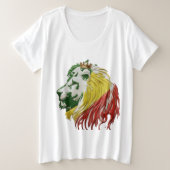 LION KING STIJL GROTE MAAT T-SHIRT (Design voorkant)