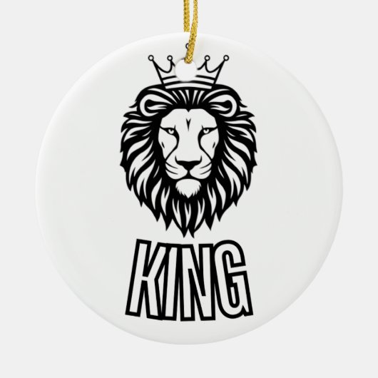 Lion King T-shirt Keramisch Ornament (Voorkant)