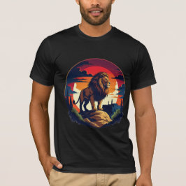 Lion King van het Oerwoud T-shirt Bold Mannen's Gi