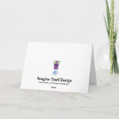 Lion, King voor het Wenskaart Kaart (Achterkant)