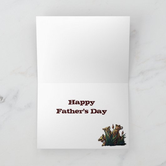 Lion, King voor het Wenskaart Kaart (Binnen)