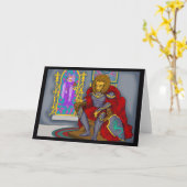 Lion King-Wenskaart Kaart (Gele Bloem)