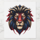 Lion King Wijn Etiket (Enkel label)