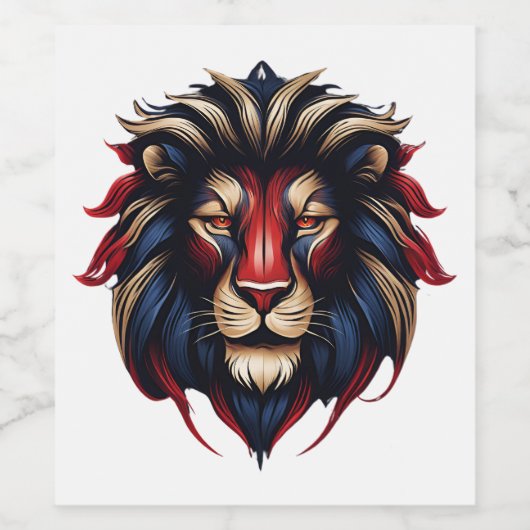 Lion King Wijn Etiket (Enkel label)