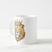 Lion King Yellow Head Luxe Koffiemok (Voorkant links)