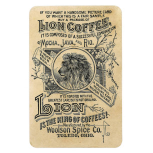Lion koffiemagneet magneet