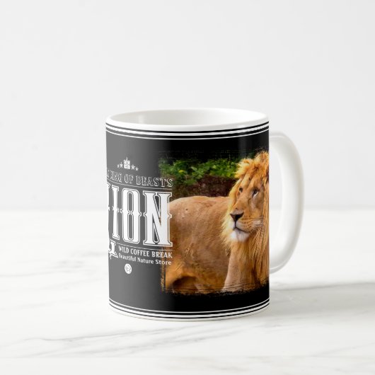 Lion Koffiemok (Voorkant rechts)