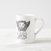 Lion & Lam Bone China Mok (Rechts)