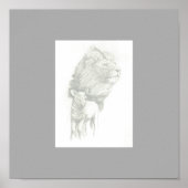 Lion & Lamb afdrukken Poster (Voorkant)