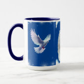 Lion Lamb en Dove Coffee Mok (Links)