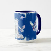 Lion Lamb en Dove Coffee Mok (Voorkant rechts)