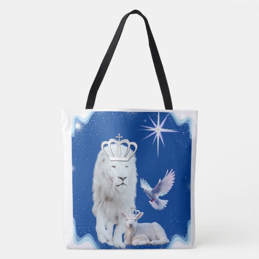 Lion Lamb en Dove Shoulder Tas (Voorkant)