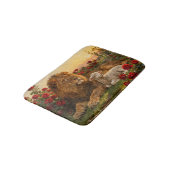Lion & Lamb in the Roses Badmat (Gekanteld)
