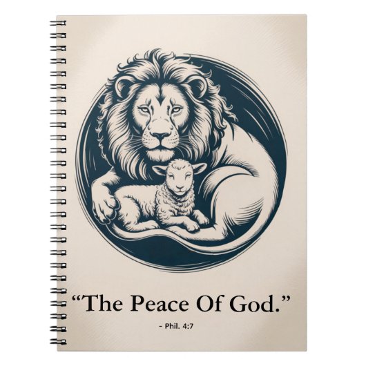 Lion & Lamb Peace Journal - Prophetic Harmony Art Notitieboek (Voorkant)