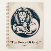 Lion & Lamb Peace - Prophetic Harmony Art Planner (Voorkant)