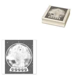 Lion Lamb Pet Sympathy Ink Stamp Rubberstempel